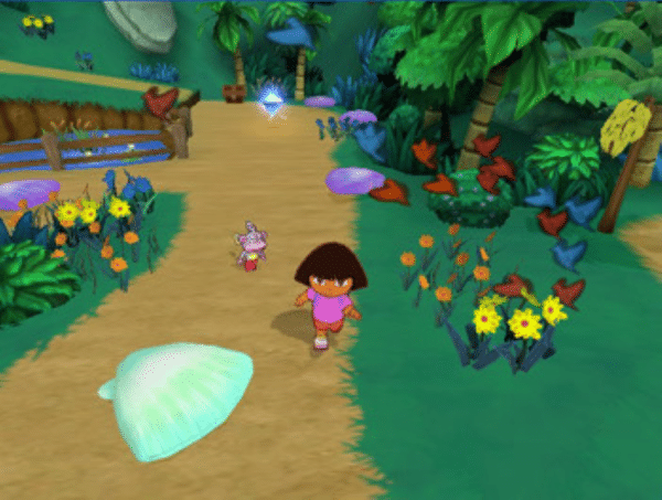 DORA The Explorer: Dora Saves the Mermaids (PS2) *EXCELLENT + COMPLETE* - Image 3