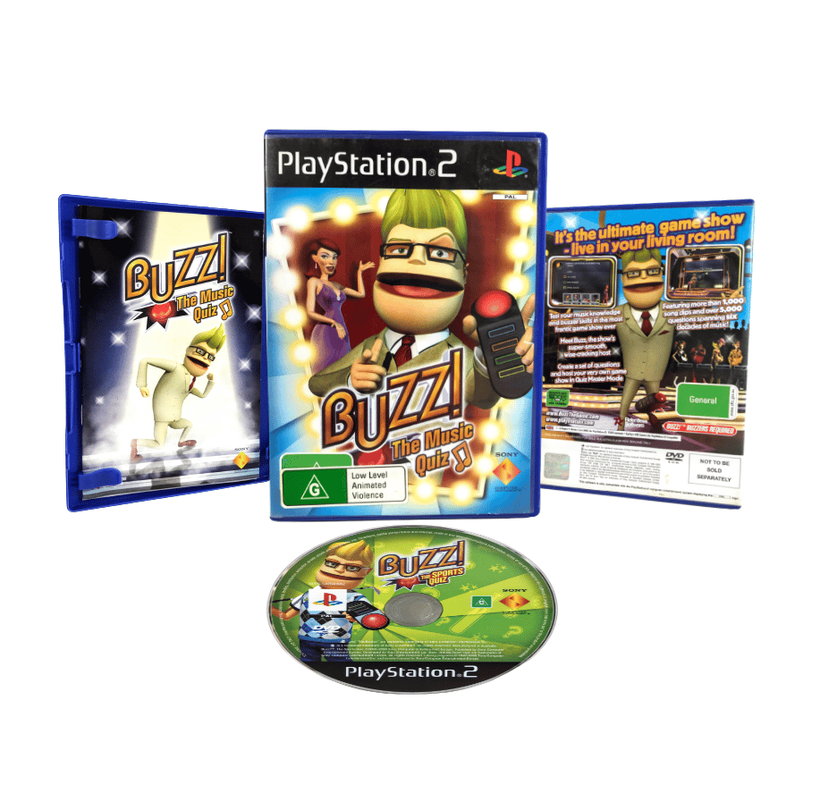 BUZZ! The MUSIC Quiz BUZZERS *COMPLETE BOX SET: BUZZERS + GAME! - Image 2
