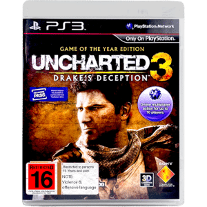 UNCHARTED 3 DRAKE'S DECEPTION GAME OF THE YEAR PS3