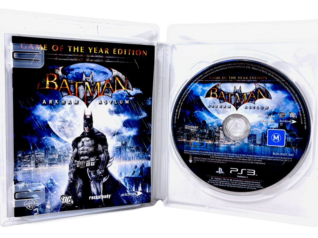 Batman Arkham Asylum Game Of The Year Edition (PS3 3D GLASSES EDITION)