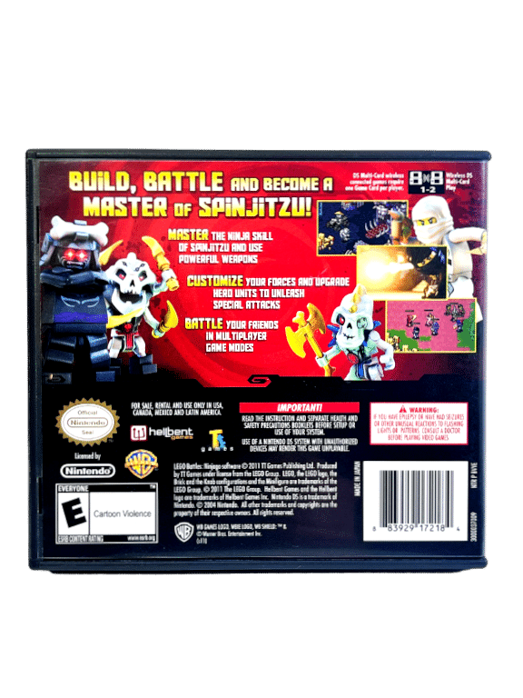 LEGO NINJAGO The Video Game (DS) *MINT COMPLETE* Appleby Games