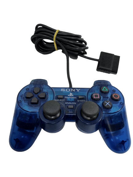 SONY PS2 Controller *TRANSLUCENT BLUE* - Image 2