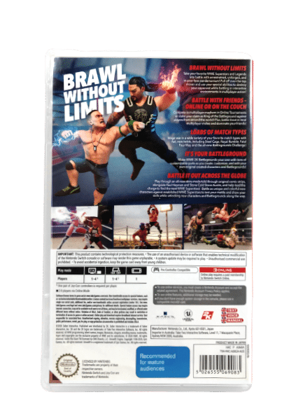 Wwe 2k Battlegrounds Nintendo Wrestling Games For Nintendo Switch