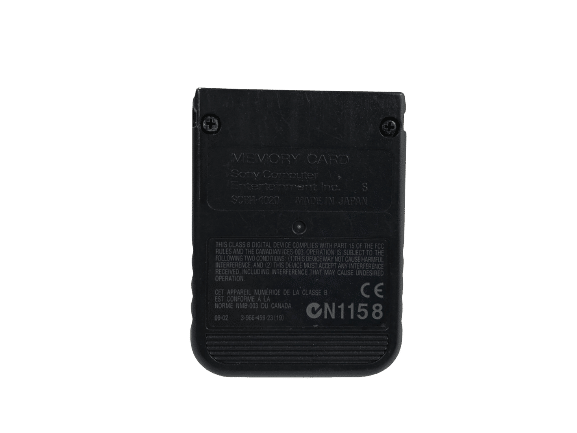 Official SONY PS1 Memory Card (BLACK) - Image 2