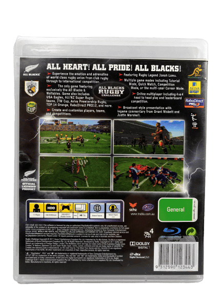 All Blacks Rugby Challenge (PS3) *EXCELLENT & COMPLETE* - Image 3
