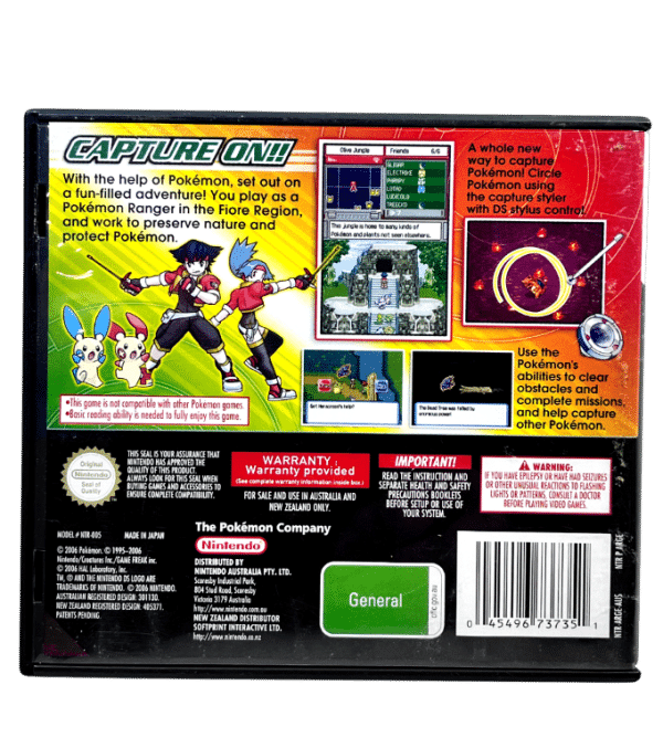 POKEMON RANGER for NINTENDO DS