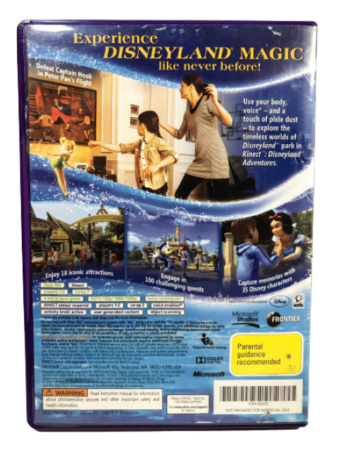 Kinect Disneyland Adventures (Xbox 360) *MINT COMPLETE* - Image 4