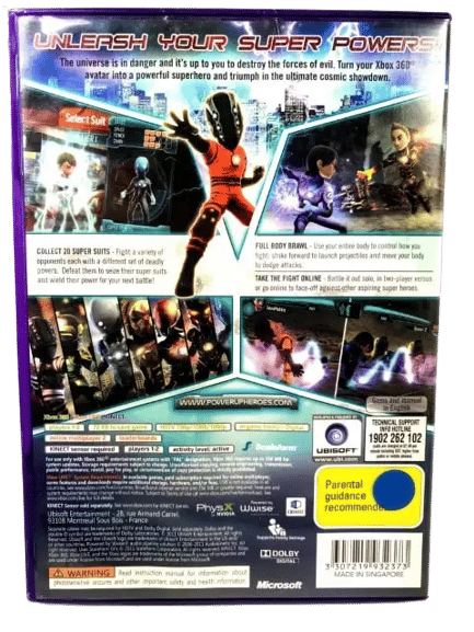 PowerUP Heroes (Power Up Heroes) XBox 360 KINECT *MINT COMPLETE* - Image 5