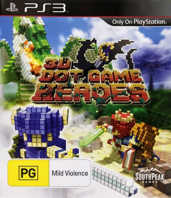 3D Dot Game Heroes (AUTHENTIC NZ PRINT) *MINT COMPLETE* - Image 6