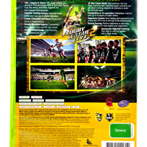 Rugby League Live 2 (XBox 360)