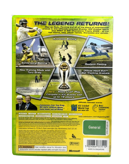 Ricky Ponting Cricket 2007 (XBox 360) *COMPLETE* - Image 5