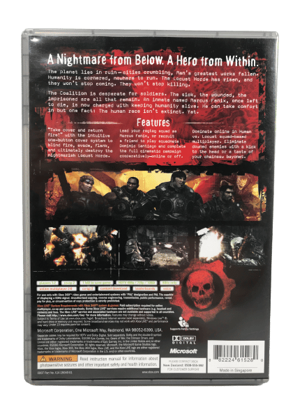 Gears Of War (Xbox 360 - GENUINE CLASSICS) *MINT COMPLETE* - Image 3