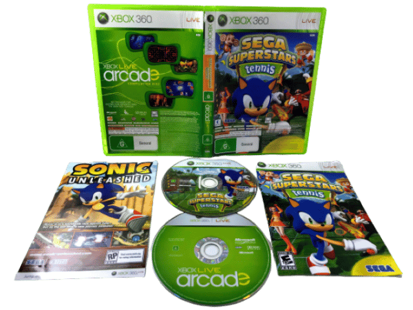 SEGA Superstars Tennis (w/ SONIC) + XBox Live Arcade Games BOX SET - Image 4