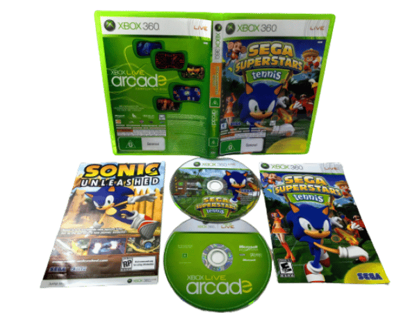 SEGA Superstars Tennis (w/ SONIC) + XBox Live Arcade Games BOX SET - Image 2