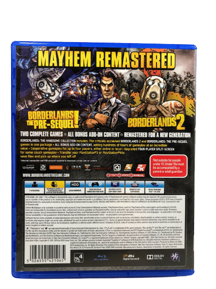 Acclaimed Borderlands Borderlands Ps4 Borderlands: The Handsome - Main Image