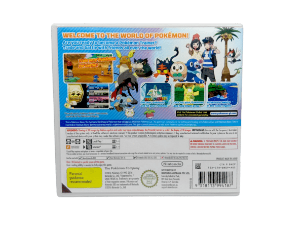 POKEMON Moon (3DS) *MINT COMPLETE* - Image 2