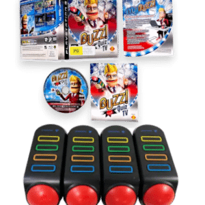 BUZZ (Buzzers + Game) *COMPLETE PS3 BUNDLE*