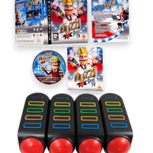 BUZZ (Buzzers + Game) *COMPLETE PS3 BUNDLE*
