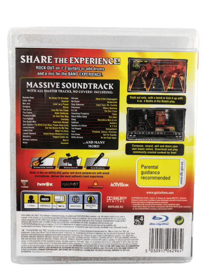 Guitar Hero WORLD TOUR (PS3) *EXCELLENT & COMPLETE* - Image 4