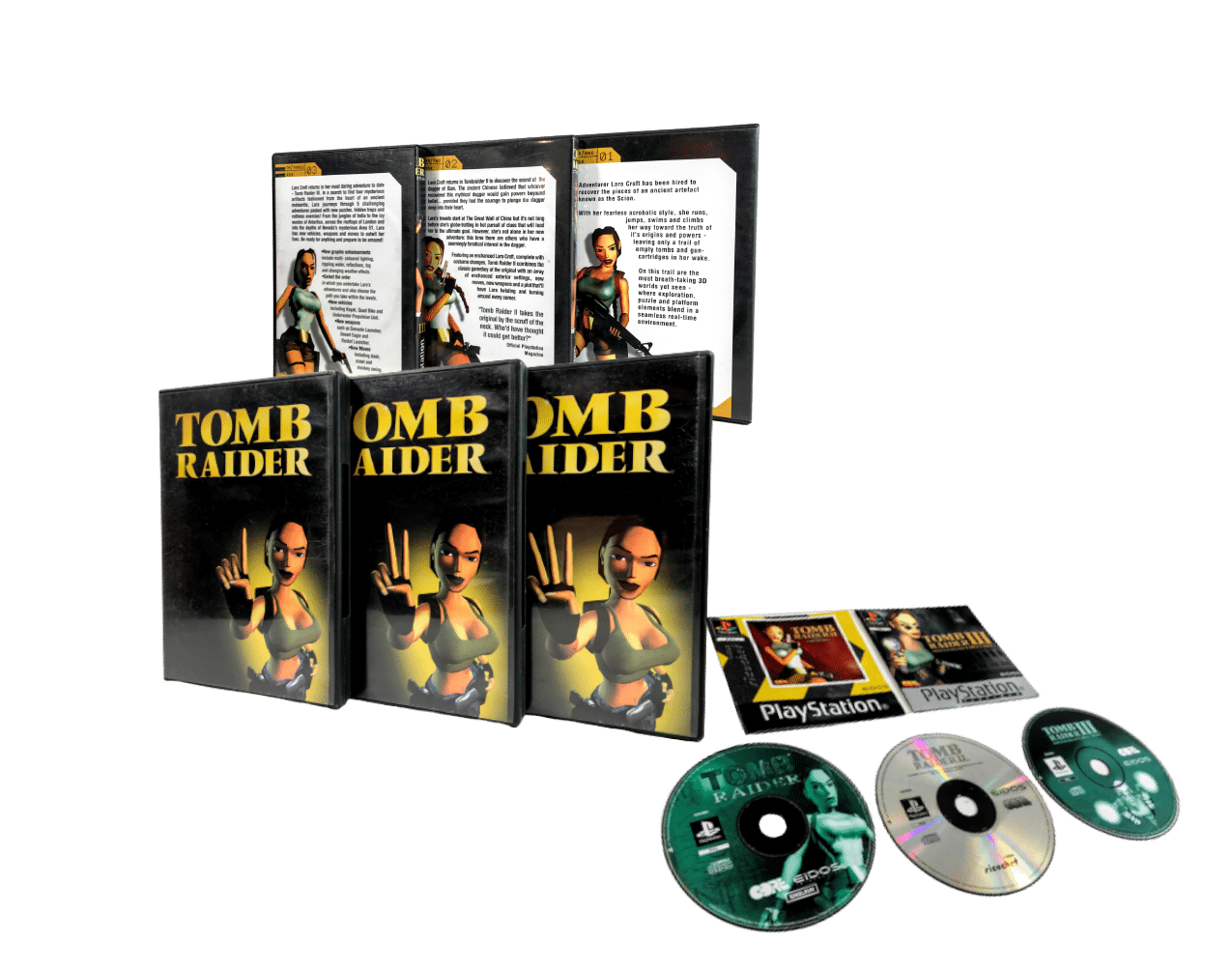 The Tomb Raider Collection Big Box Set (PS1)