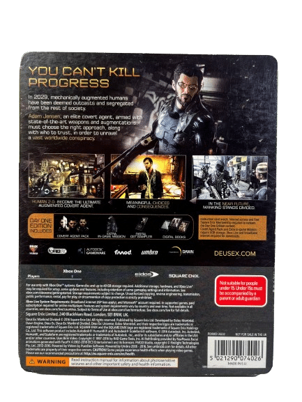 Deus Ex: Mankind Divided *BOXED DAY 1 STEEL EDITION*