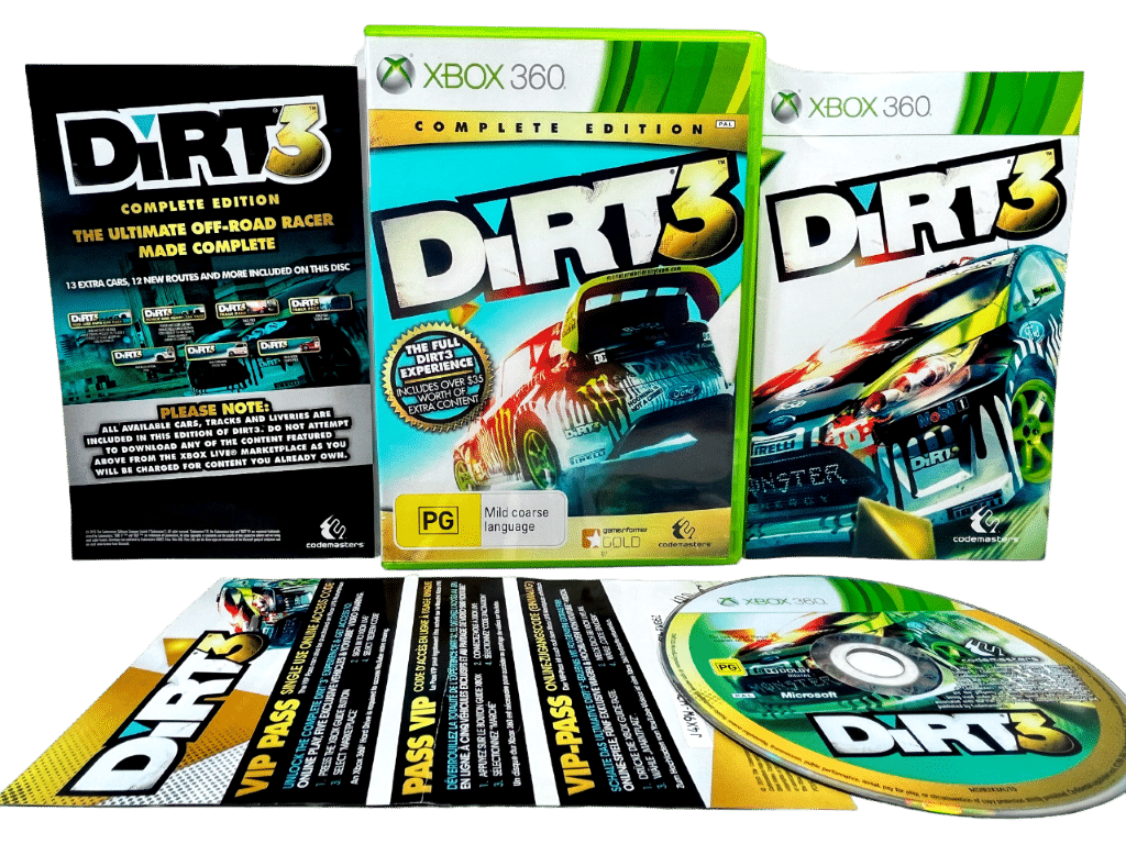 DiRT 3 COMPLETE EDITION (Xbox 360 - GOLD EDITION)