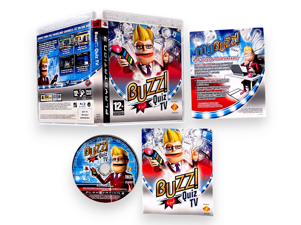 BUZZ (Buzzers + Game) *COMPLETE PS3 BUNDLE* - Image 3
