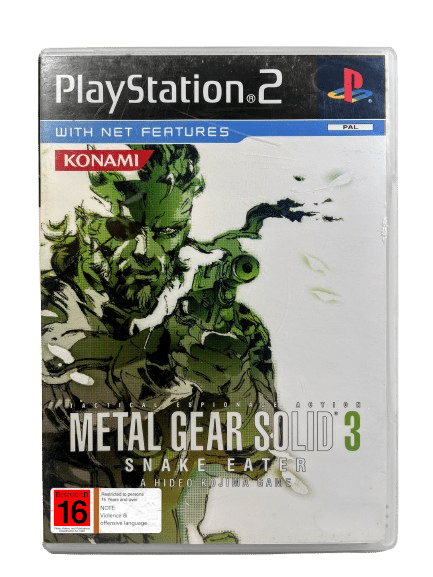 Metal Gear Solid 3 Snake Eater PS2 game