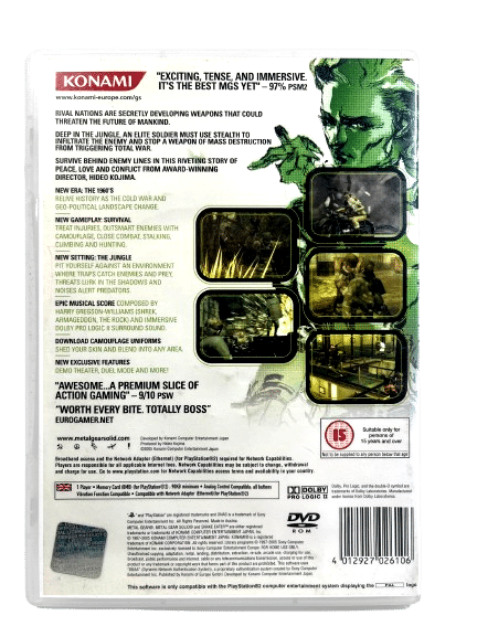 Metal Gear Solid 3 Snake Eater (PS2) *COMPLETE* - Image 3