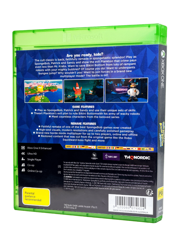 Spongebob Squarepants: Battle for Bikini Bottom – Rehydrated (Xbox One)