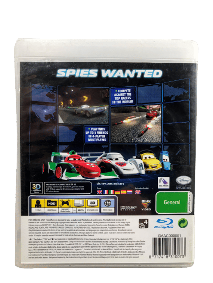 Disney Pixar CARS 2 (PS3) *EXCELLENT & COMPLETE* - Image 4