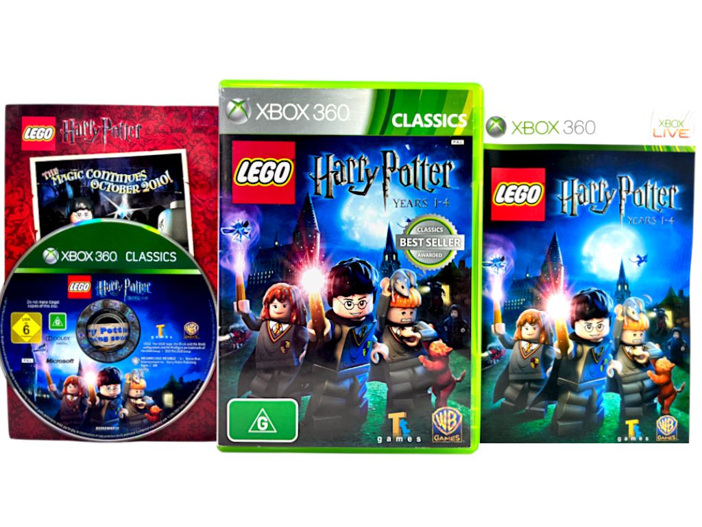 Lego Harry Potter Years (XBox 360) *MINT COMPLETE* Appleby