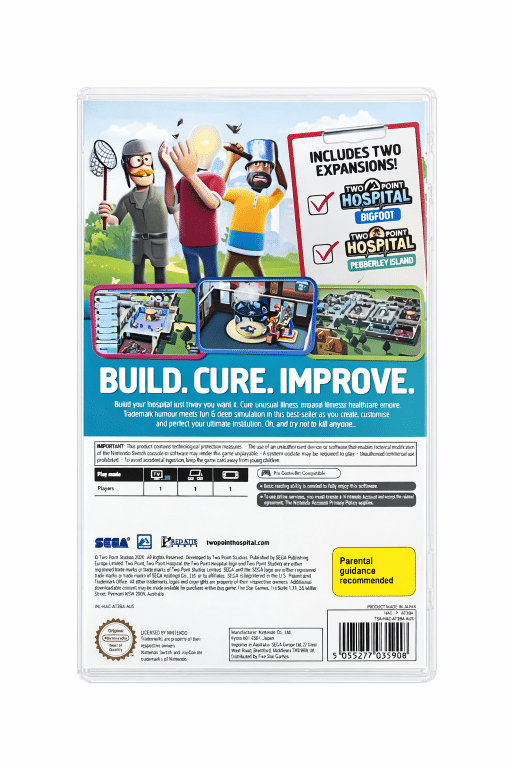 Two Point Hospital (Switch) *GENUINE ORIGINAL PRINT* - Image 2