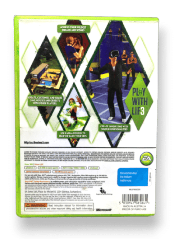 The SIMS 3 (Xbox 360) *COMPLETE* - Image 3