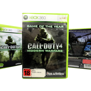 Call of Duty 4 Modern Warfare GAME OF THE YEAR EDITION (Xbox 360) *EXCELLENT + COMPLETE*
