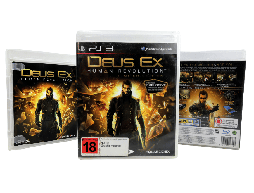 DEUS EX: Human Revolution (PS3) *EXCELLENT + COMPLETE*