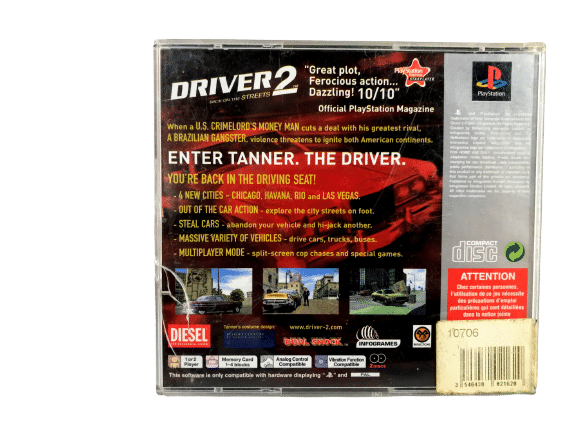 DRIVER 2 (PS1) *COMPLETE* - Image 4