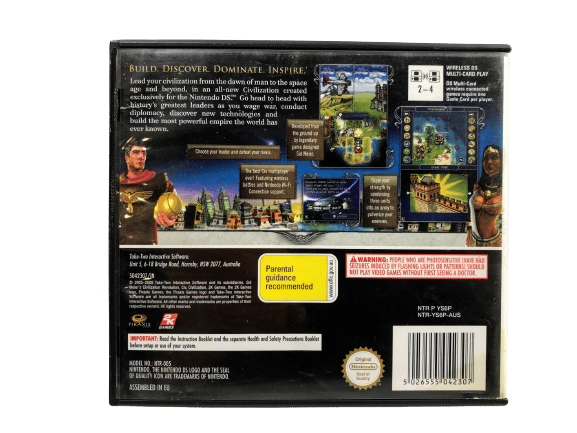 Sid Meier's Civilization Revolution (DS) *MINT COMPLETE* - Image 4