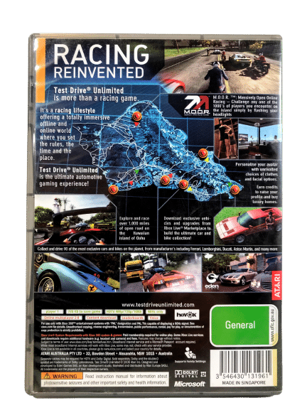 TDU: Test Drive Unlimited (Xbox 360) *MINT COMPLETE* - Image 2