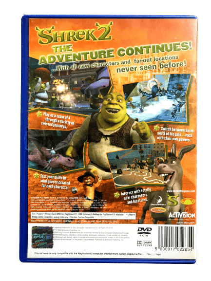 SHREK 2 The Game (PS2 - ORIGINAL PRINT) *EXCELLENT + COMPLETE* - Image 4