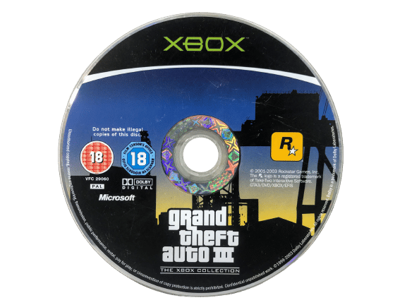 Grand Theft Auto III (Grand Theft Auto 3) XBox Game Appleby Games