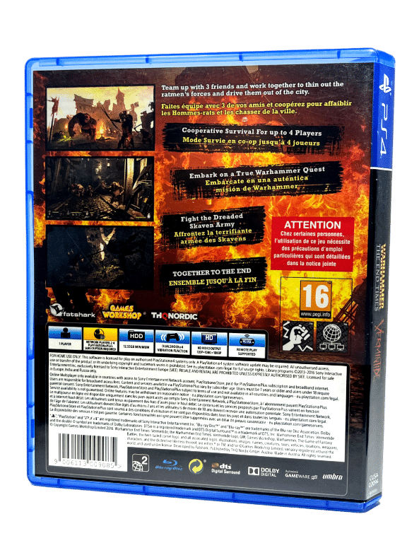 Warhammer The End Times Vermintide (PS4