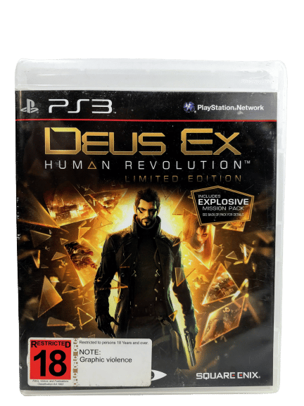 DEUS EX: Human Revolution (PS3) *EXCELLENT + COMPLETE* - Image 4