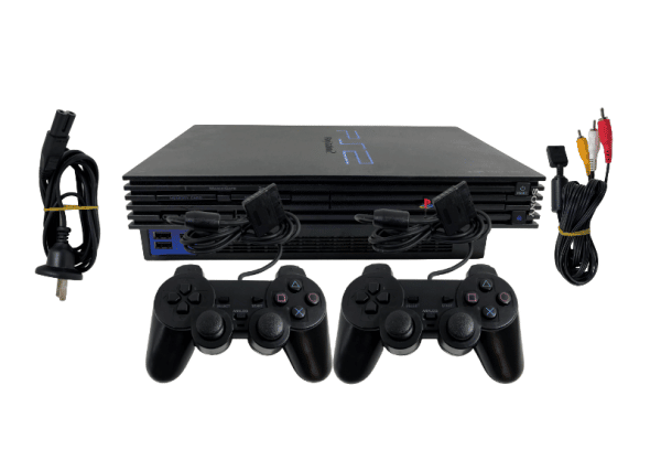 PS2 FAT CONSOLE *COMPLETE SET + 2 CONTROLLERS* PREOWNED - Image 7