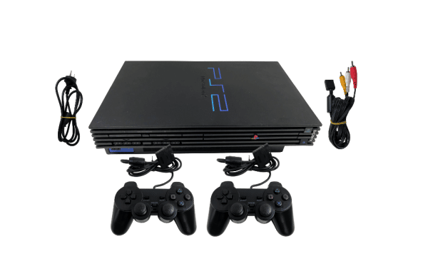 PS2 FAT CONSOLE *COMPLETE SET + 2 CONTROLLERS* PREOWNED - Image 5