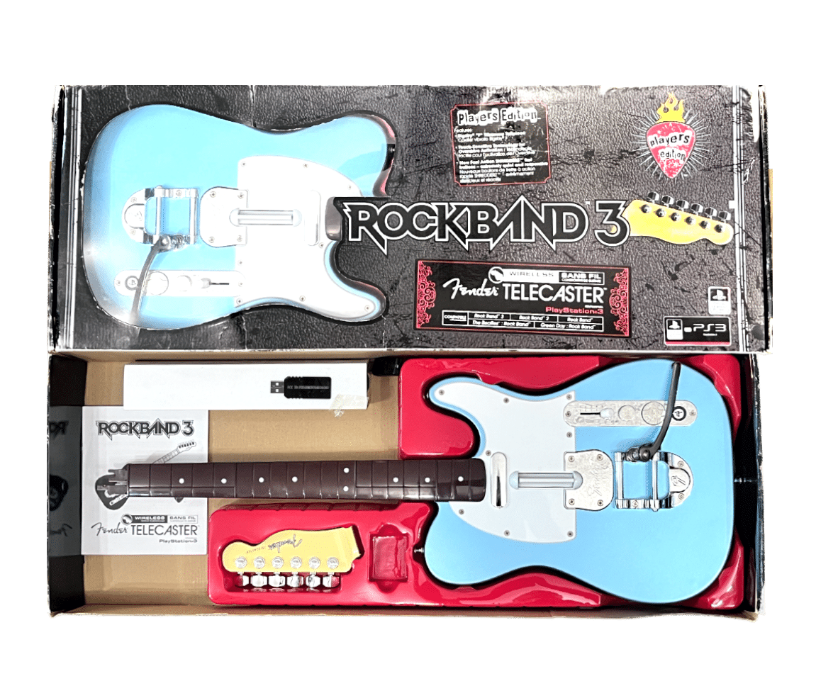 ROCK BAND 3 Fender Telecaster Metallic Blue