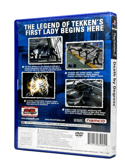 DEATH BY DEGREES for SONY PlayStation 2 / PS2