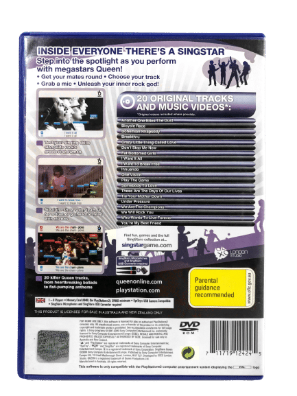 SingStar QUEEN (PS2) *EXCELLENT & COMPLETE* - Image 6