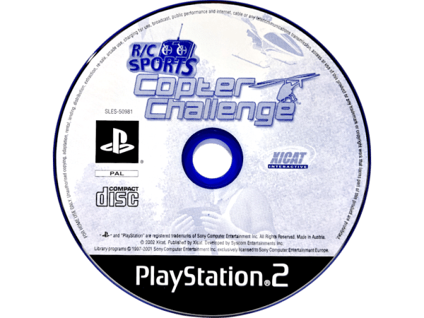 RC Sports COPTER CHALLENGE (RC Helicopter) PS2