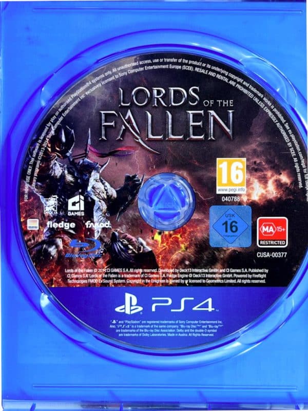 Lords of the Fallen PS4